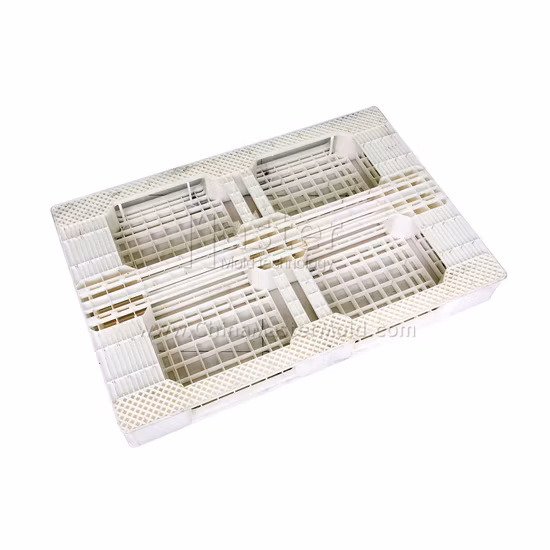 Moule empilable rectangulaire léger de caisse de haricot de champignon d'agriculture